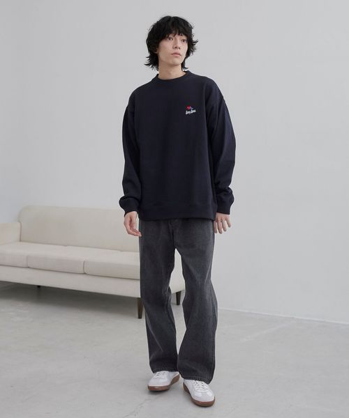 SunnySports（サニースポーツ）別注 ワンポイントハート刺繍スウェット