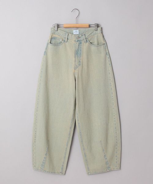 春気分上がる美シルエットパンツ】デニムトッピングカーブパンツ