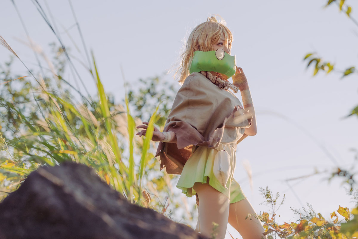 コスプレイヤーこめこ『Dr.STONE』スイカの胸に迫る写真 | COSPLAY MODE
