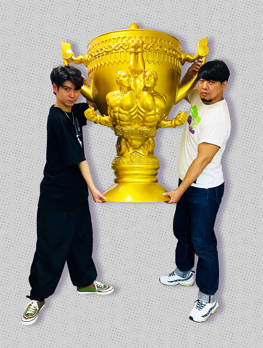 キン肉マンのタッグトーナメントトロフィーを実寸台で商品化！1/14