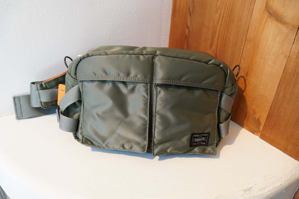 PORTER TANKER 2POCKET WAIST BAG GREEN 14X7 622-68302-30 – Cotton Sheep