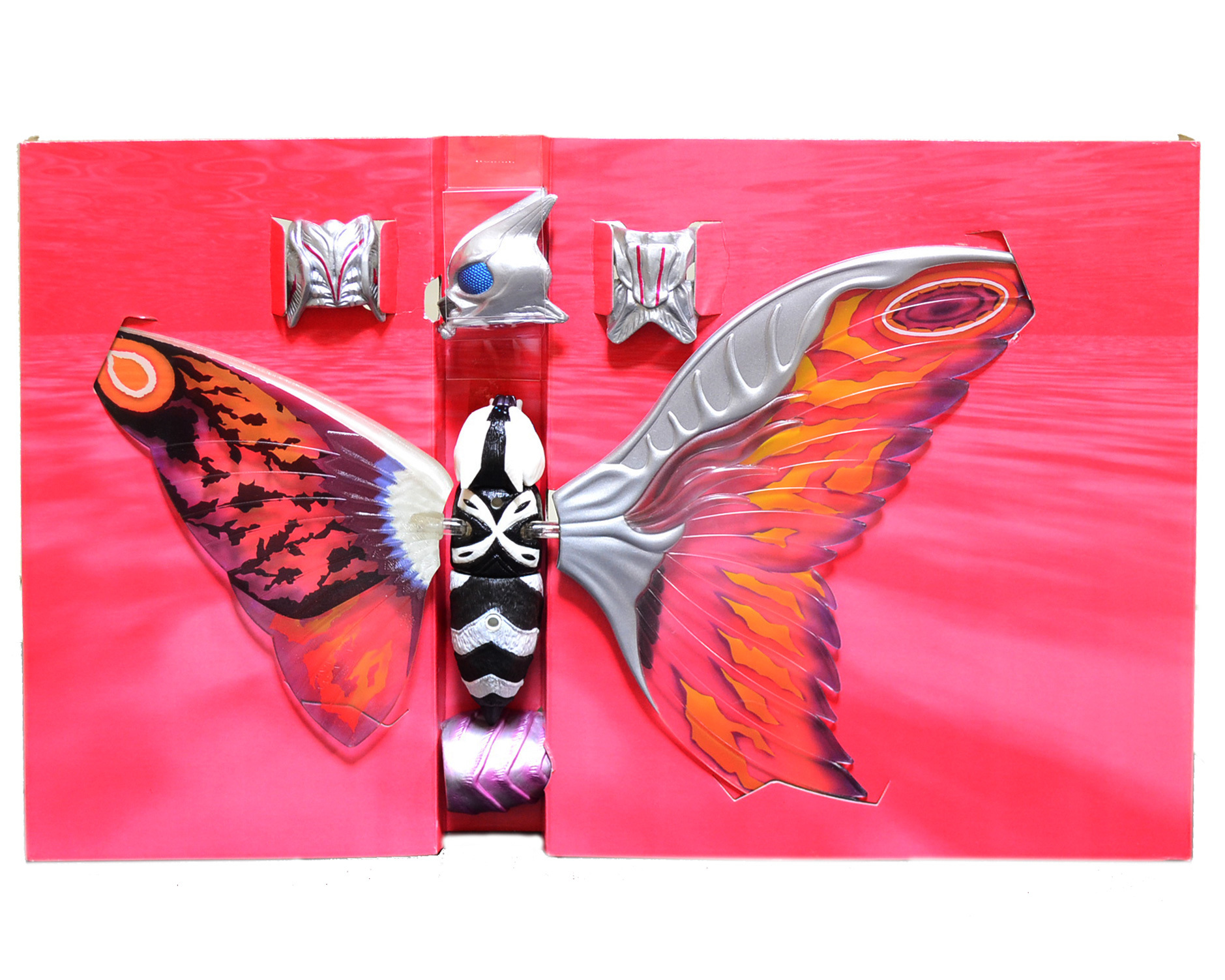 進化鋼鎧プログレクロスモスラ1999レインボーモスラ バンダイ ゴジラ