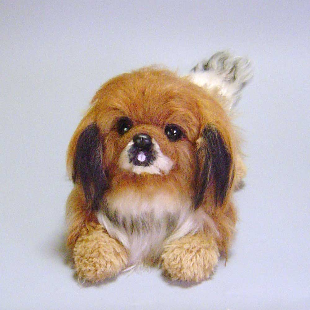120100sari ペキニーズ ぬいぐるみ 犬 猫 リアル ペット - 【公式