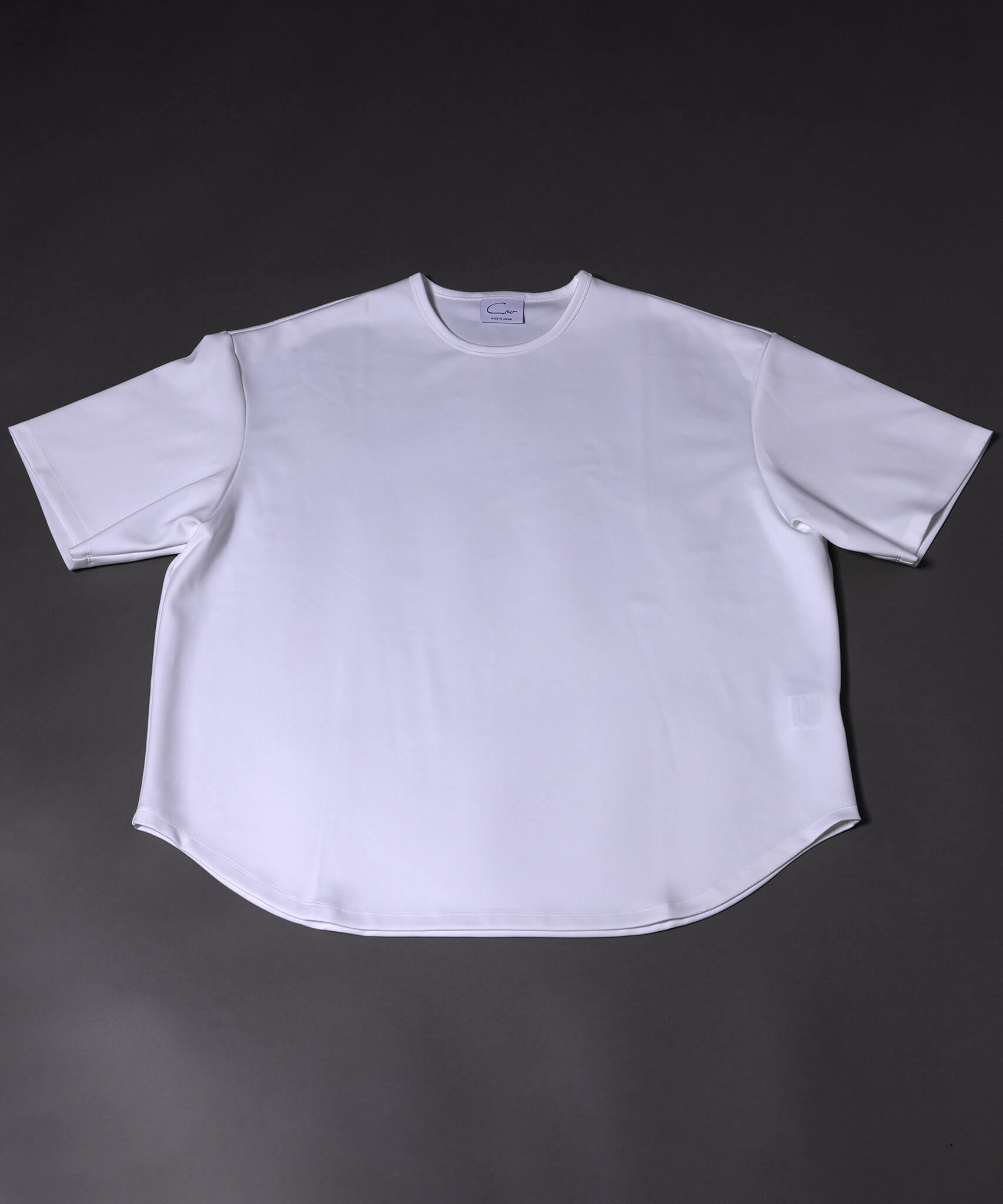 オーバーサイズ・ラウンド白Tシャツ（半袖）｜白Tシャツ専門店ブランド Cov