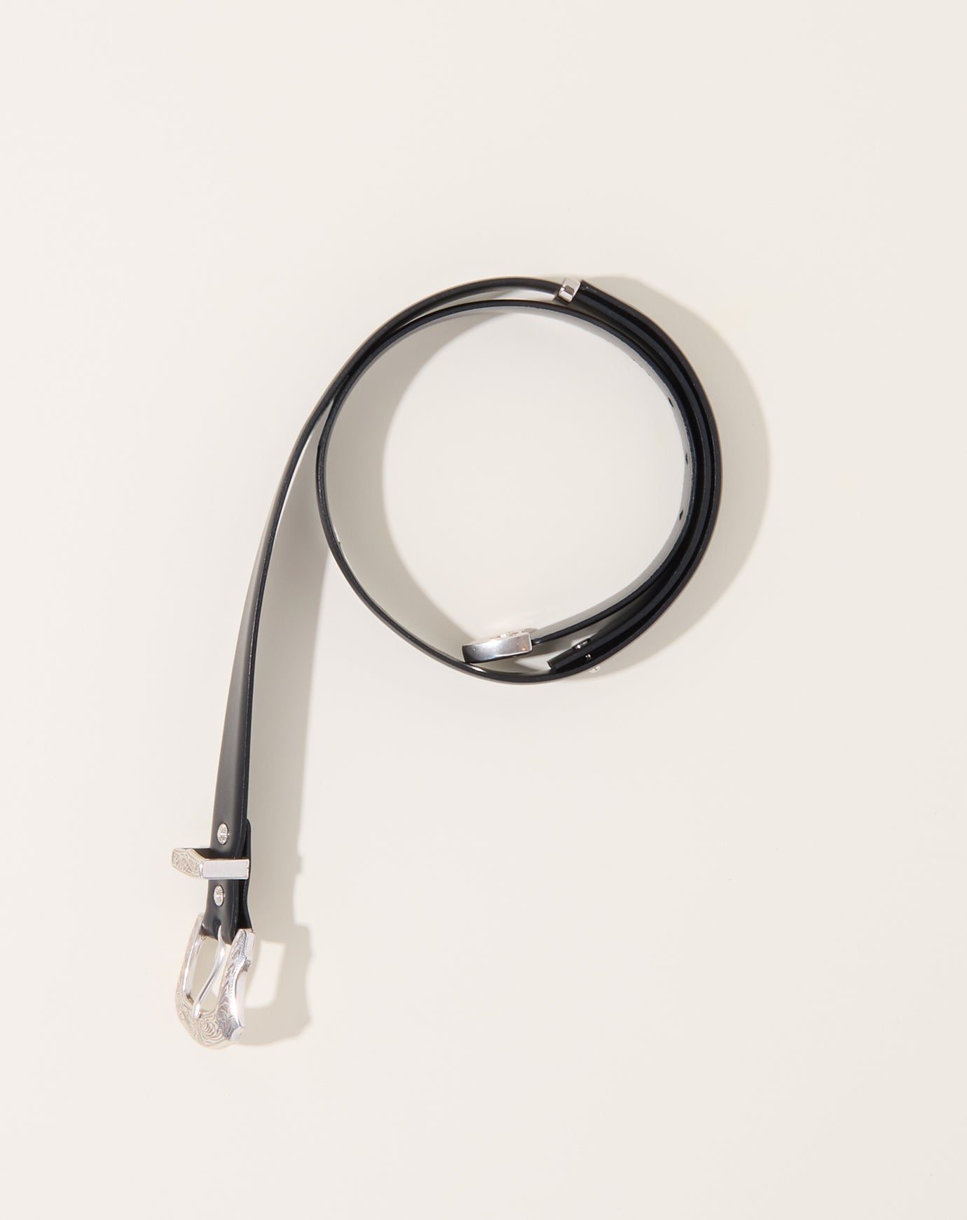 Metal Buckle Belt in Black | TOGA Archives | Covet + Lou | Covet + Lou