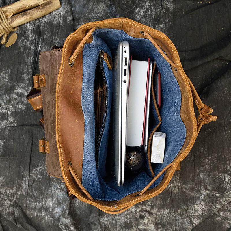 クレイジーホースレザー リュックサック_C – cowmono