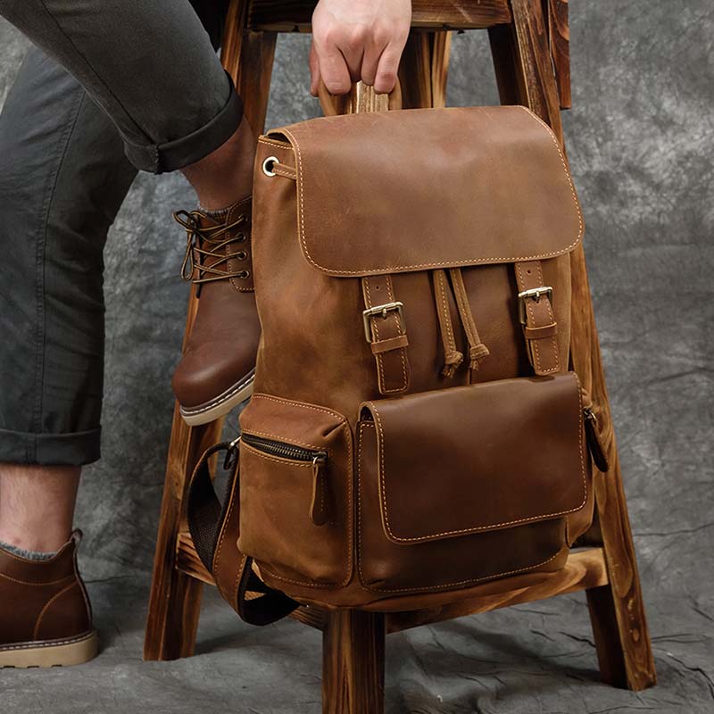 クレイジーホースレザー リュックサック_C – cowmono