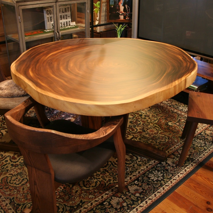 モンキーポットの丸 一枚板テーブル 取扱商品 | コージーフラット