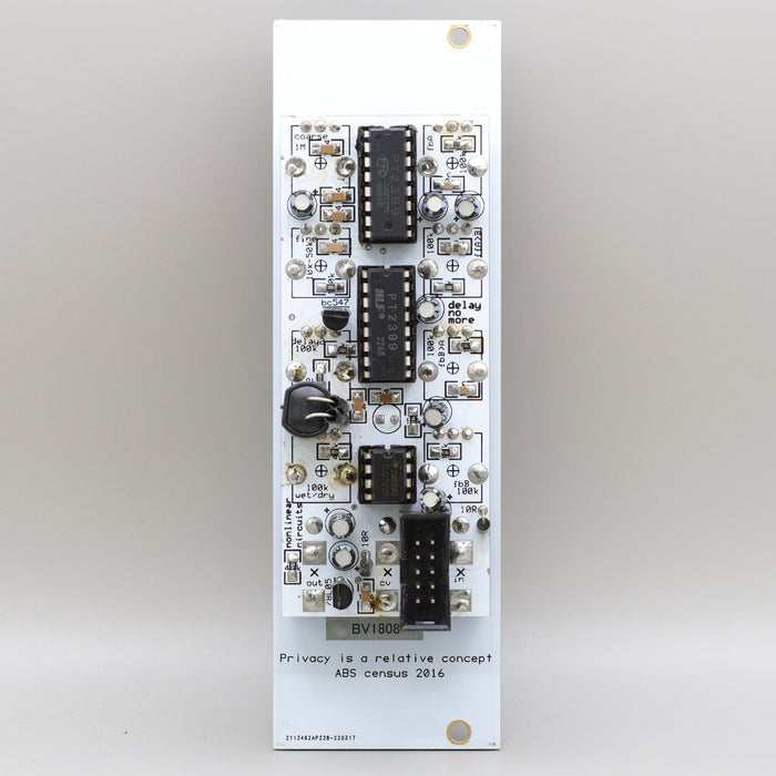 Nonlinearcircuits Delay No More (White) [USED:W0]— Clockface Modular
