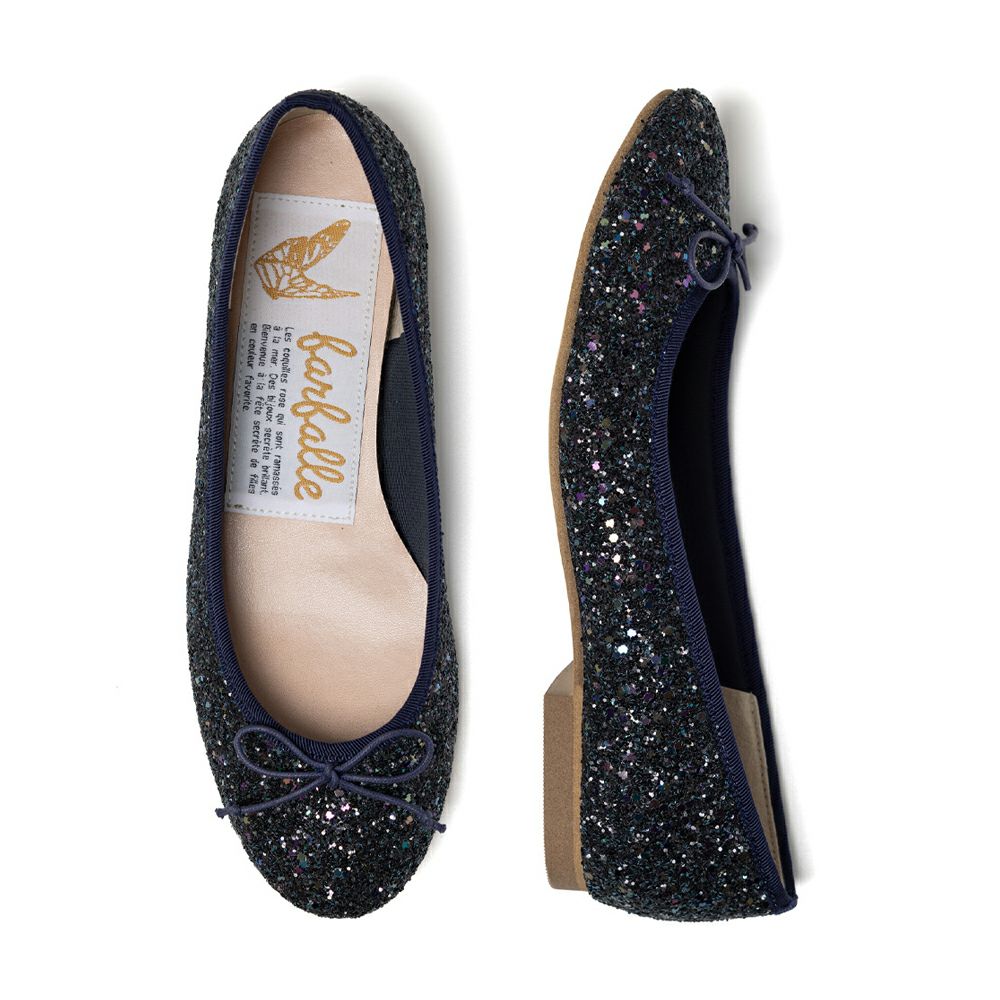 バレエ(大粒グリッター) / バレエシューズブランドのファルファーレ