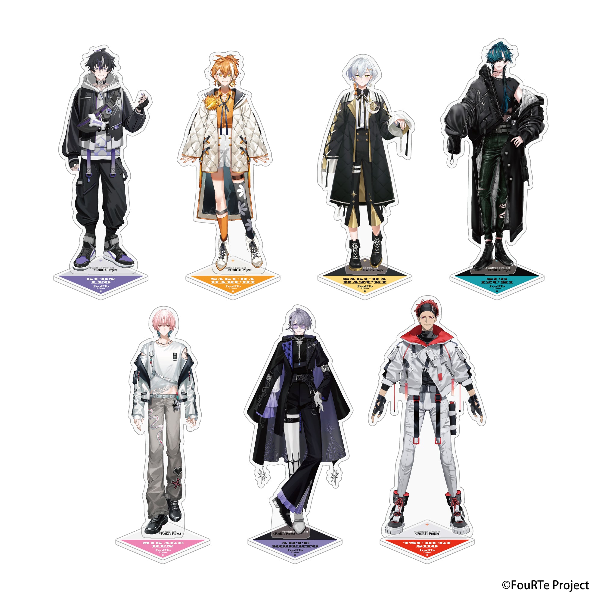 受注生産】FouRTe Project デビュー記念アクリルスタンド – ClaN MARKET