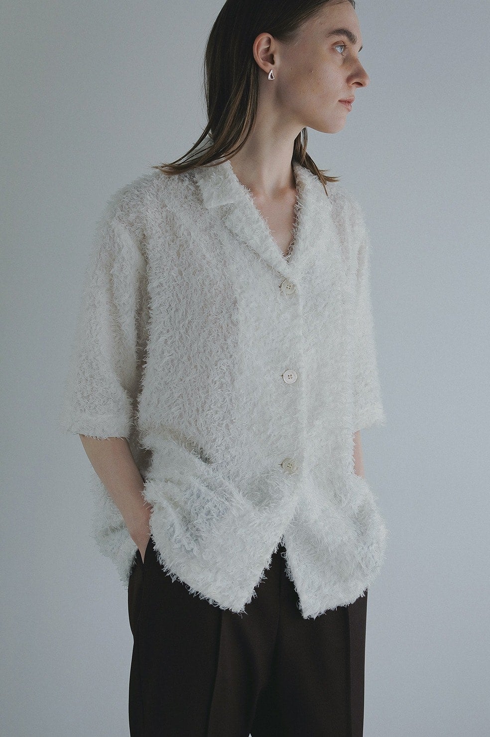 CUT JACQUARD SHIRT｜TOPS(トップス)｜MANOF OFFICIAL ONLINE STORE