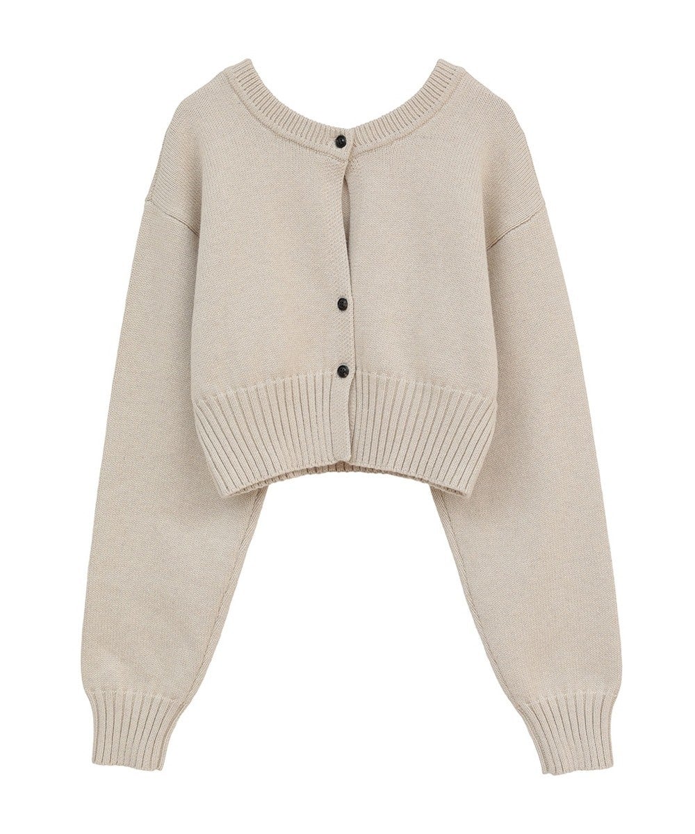 W FACE SHORT KNIT CARDIGAN｜TOPS(トップス)｜CLANE OFFICIAL ONLINE