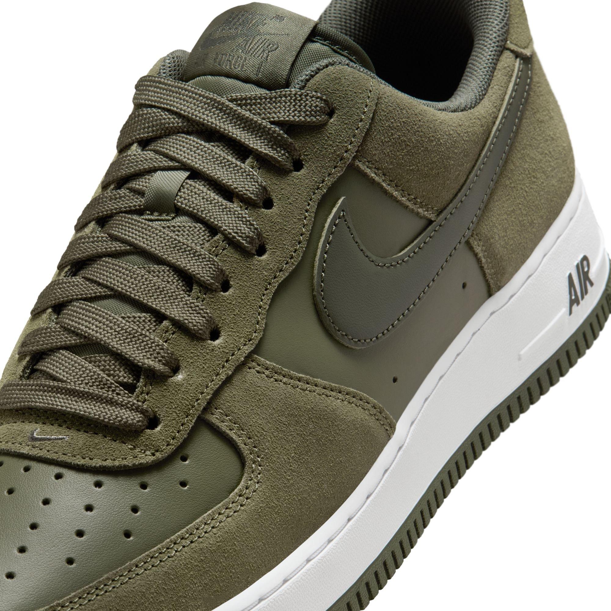 Nike Air Force 1 '07 LV8 Men's Suede Leather Low Top - Olive