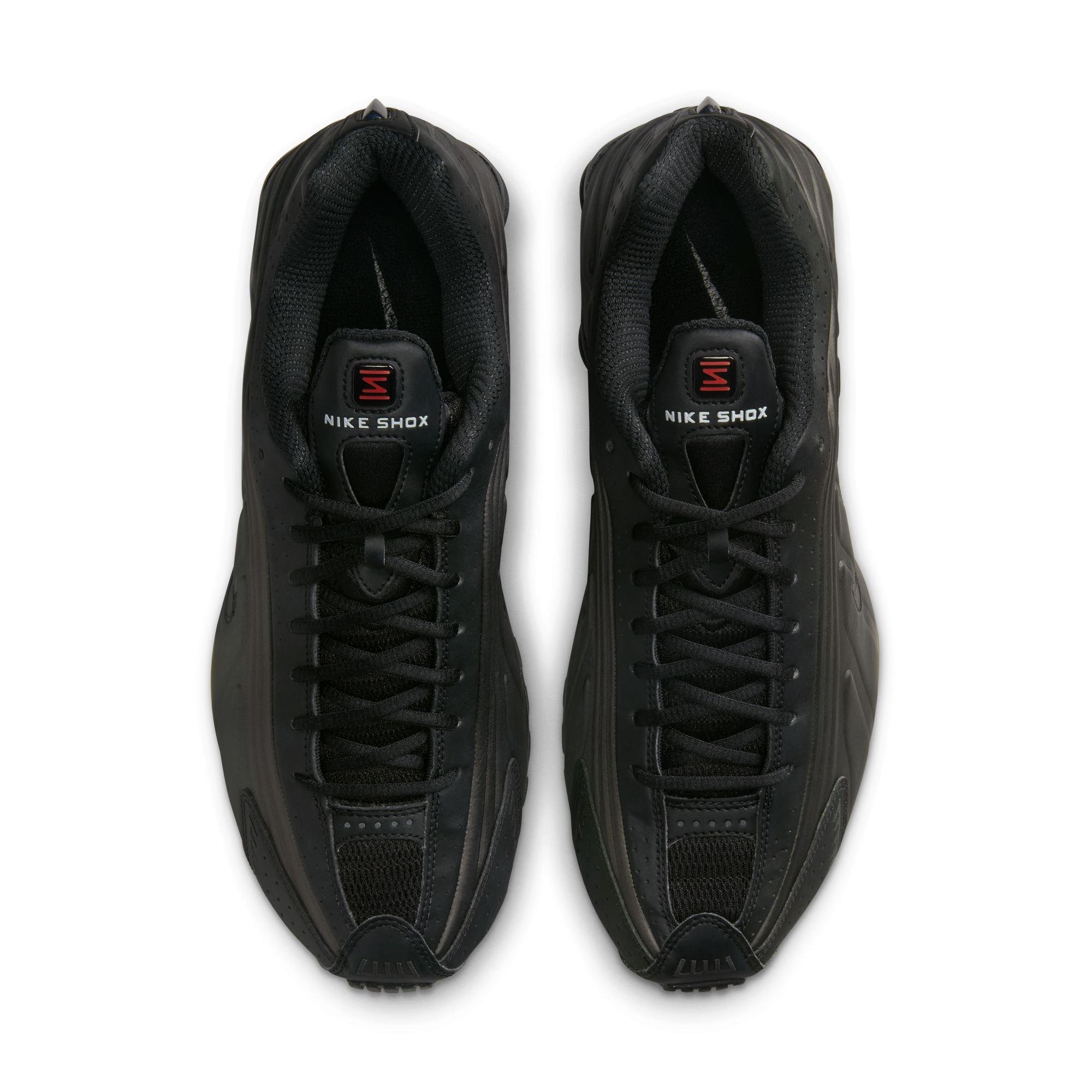 Nike Shox R4 Men's Casual Athletic Shoes - Black/Crimson