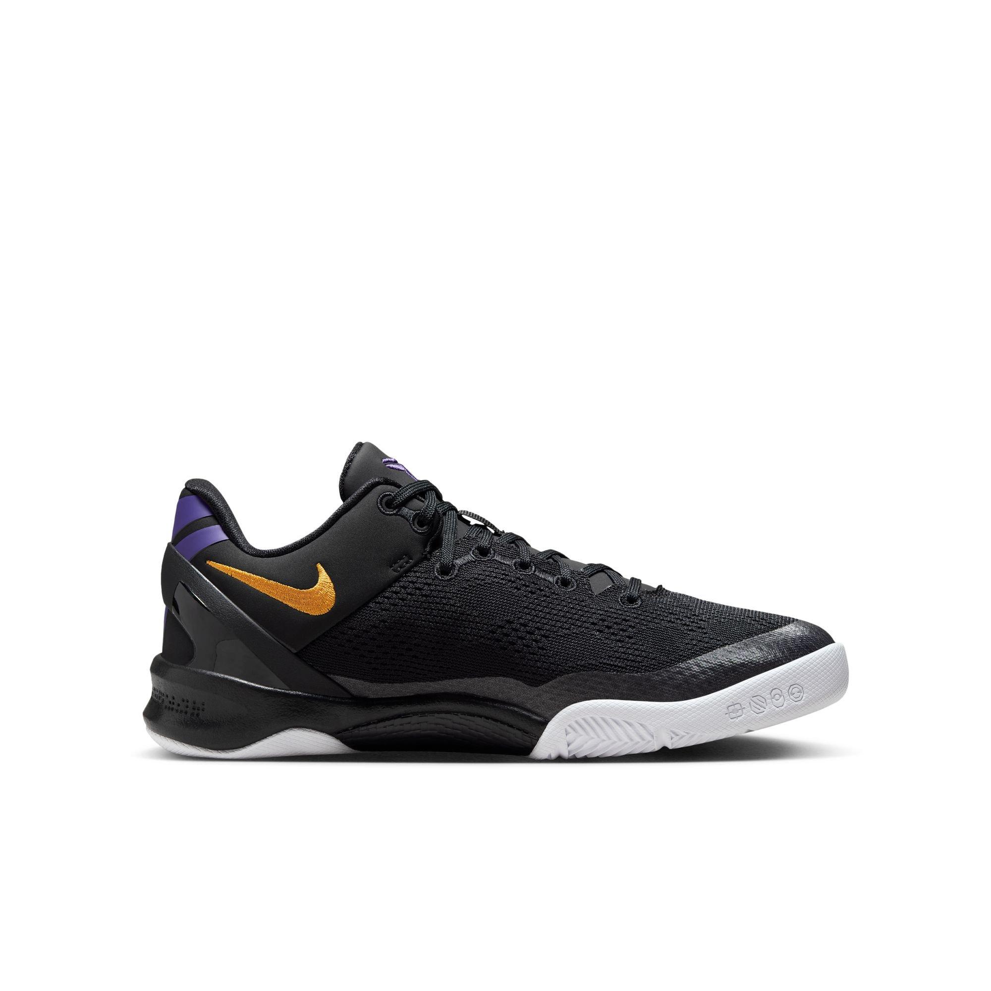 Nike Kobe 8 Grade School Kids' Ankle-Support Basketball - Black