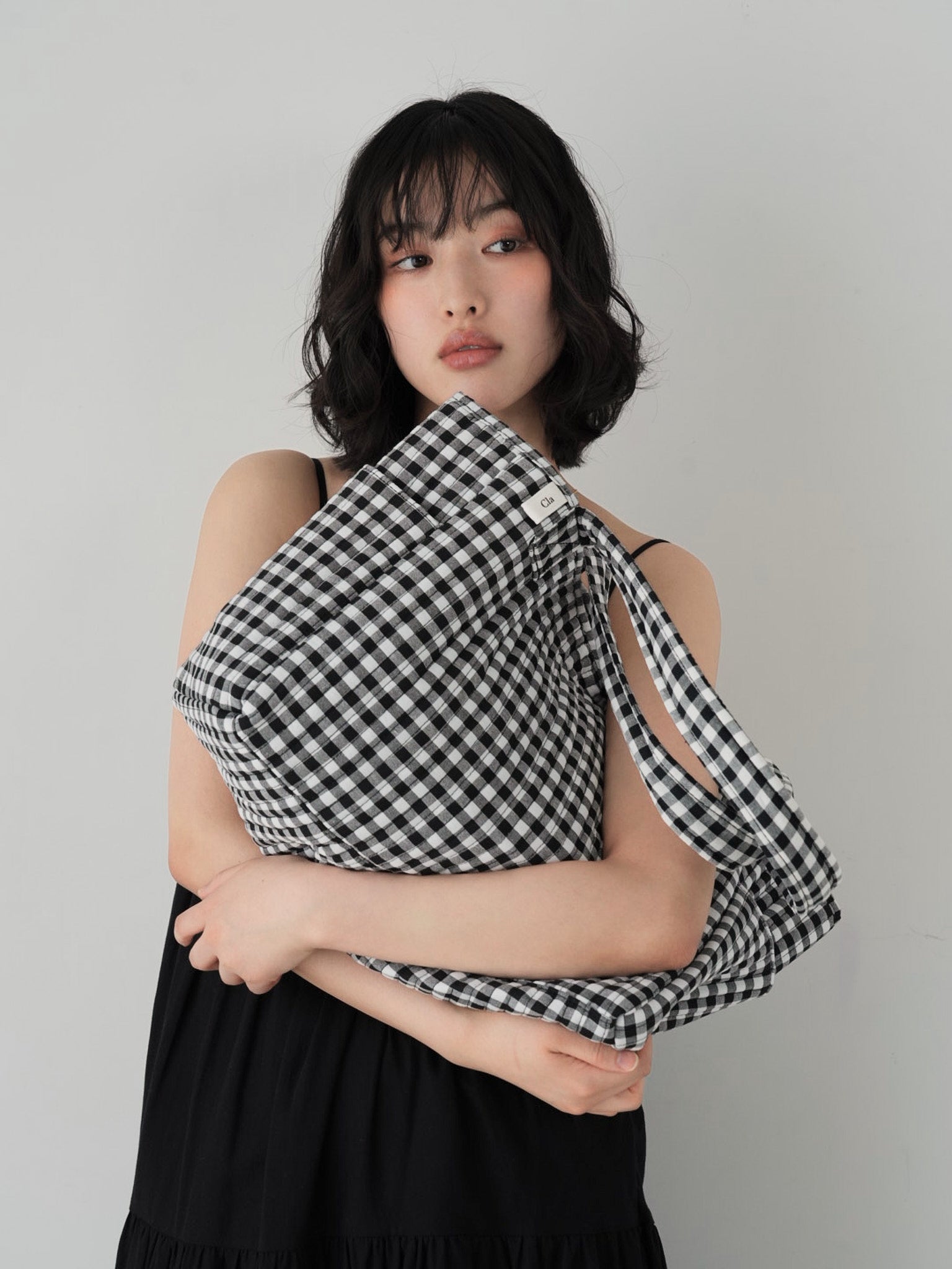 Clastellar CLA NUBI BAGギンガムチェック トートバッグ only bag】cla