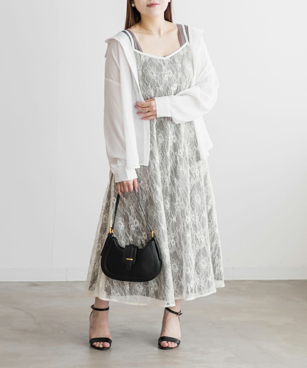 CLETTEオリジナル☆レースキャミソールセット3WAYワンピース | 大きい