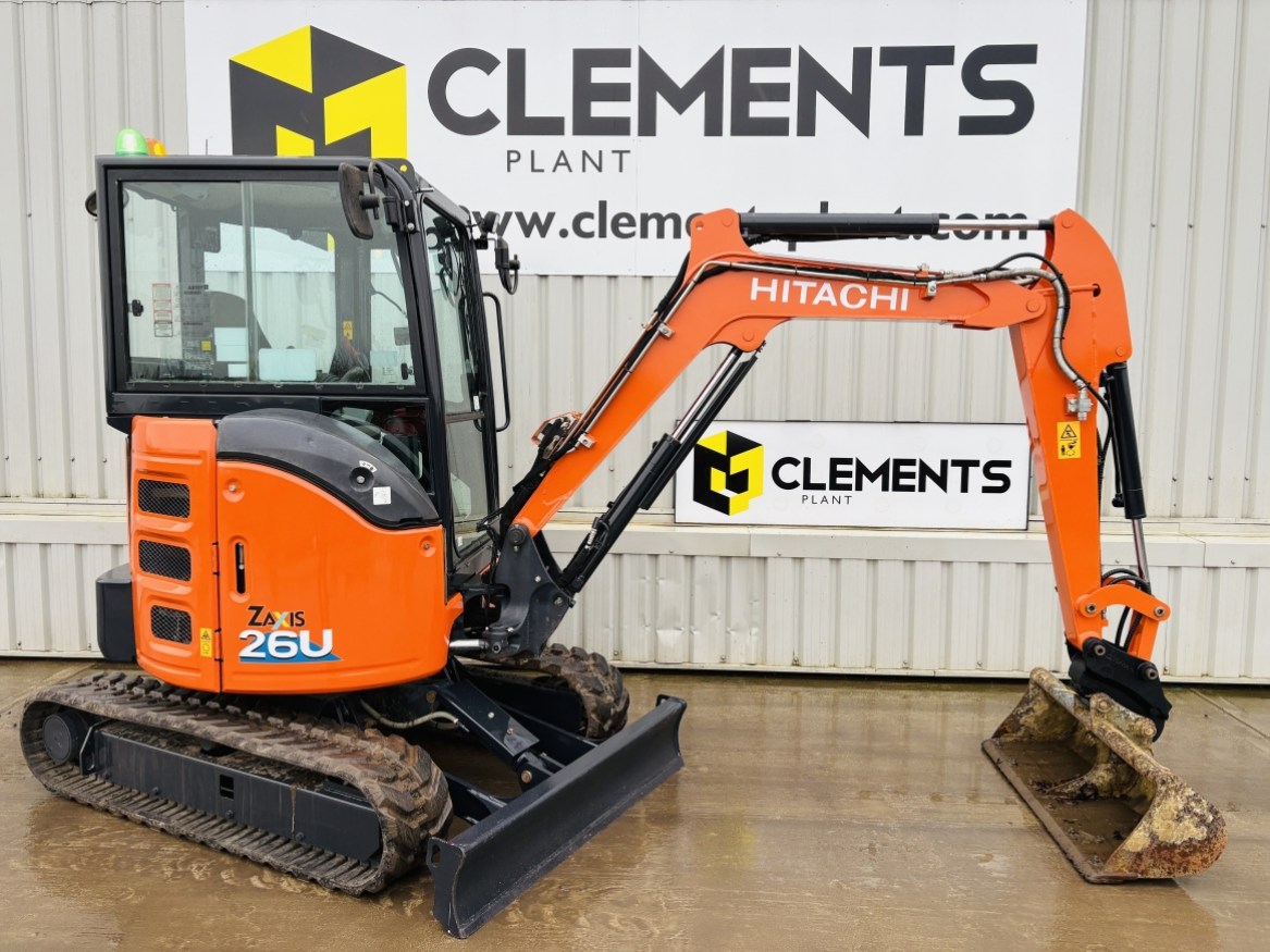 Mini diggers: 2021 Hitachi ZX26U-6 CLR