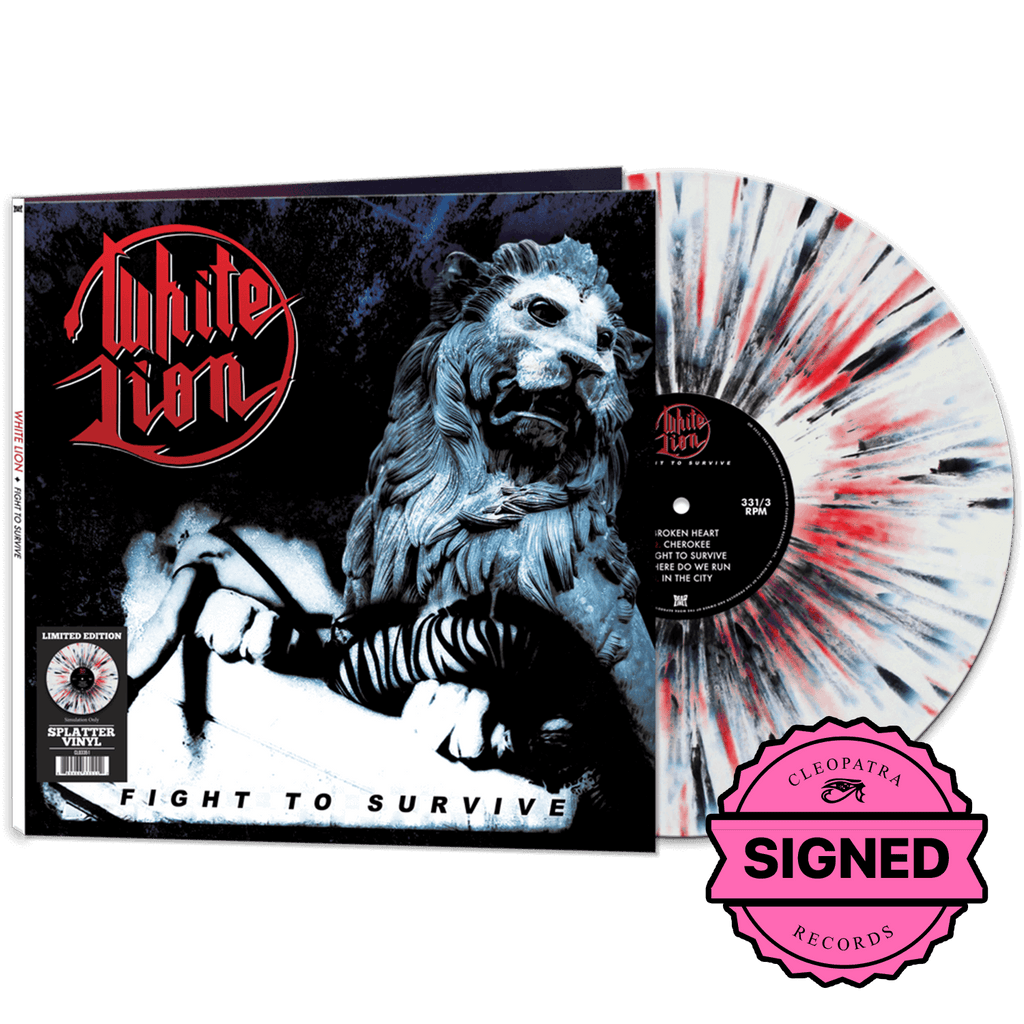 White Lion - Fight To Survive (Limited Edition White-Black-Red