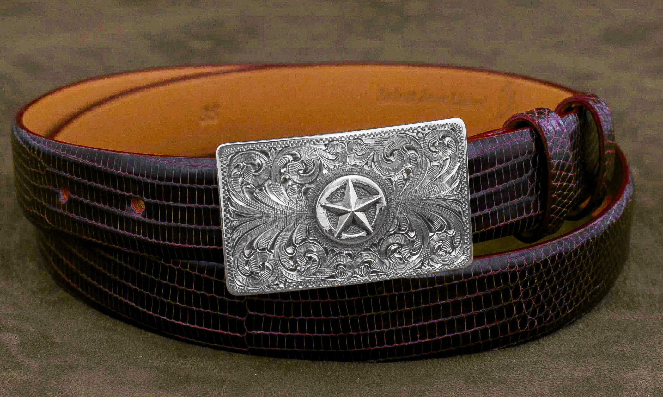 Zavala 1801 Sterling Star Trophy Buckle – Clint Orms Engravers