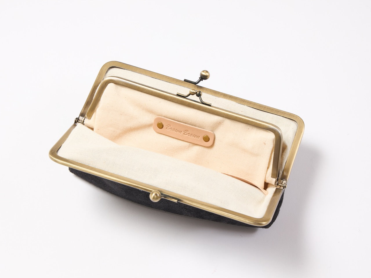 BrownBrown×2nd】ハンドペイントがまぐちウォレット – CLUB 2nd