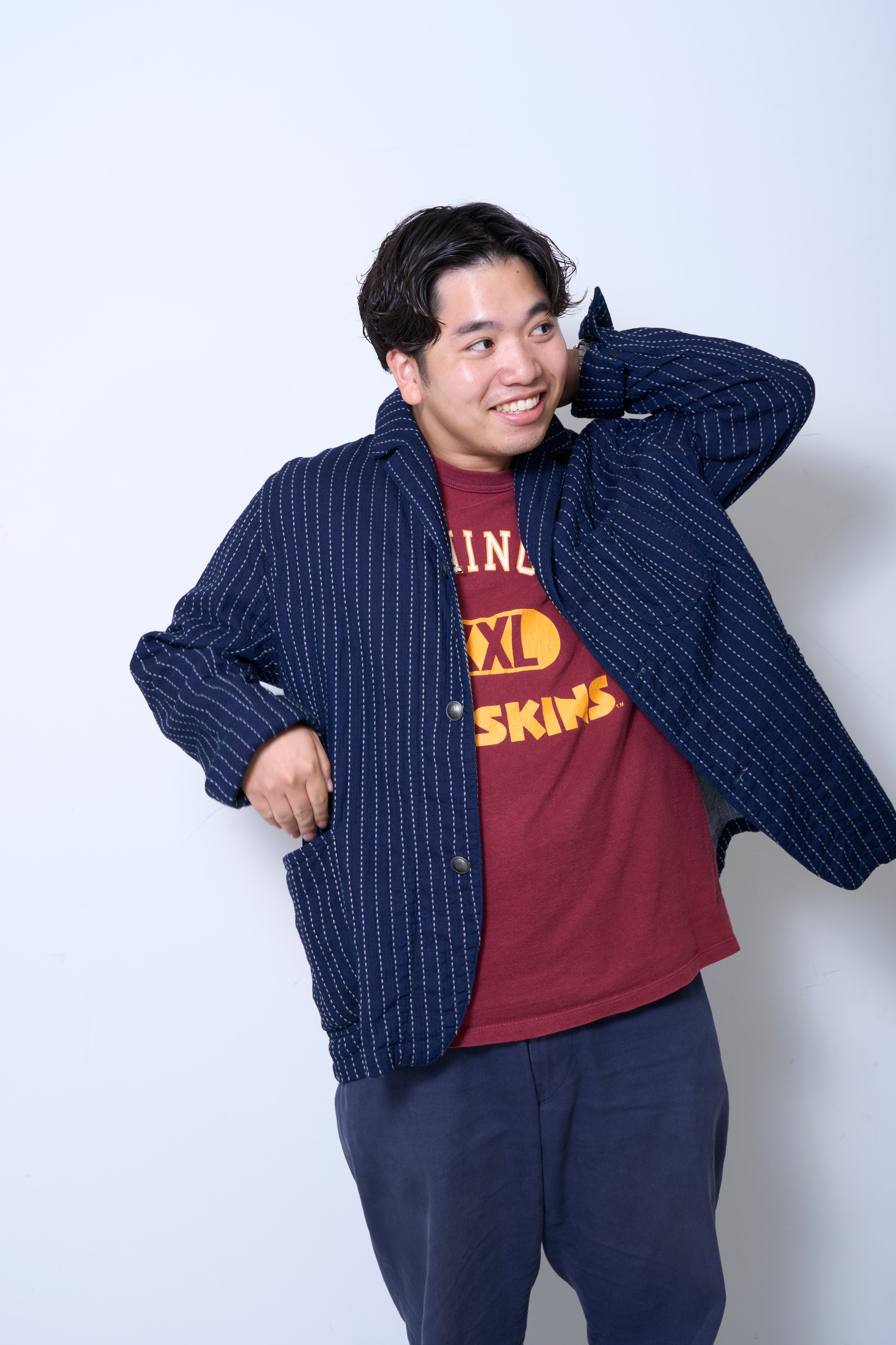 超 BIG SIZE ポチャ専用】pure blue japan×Lightning ワークテーラード