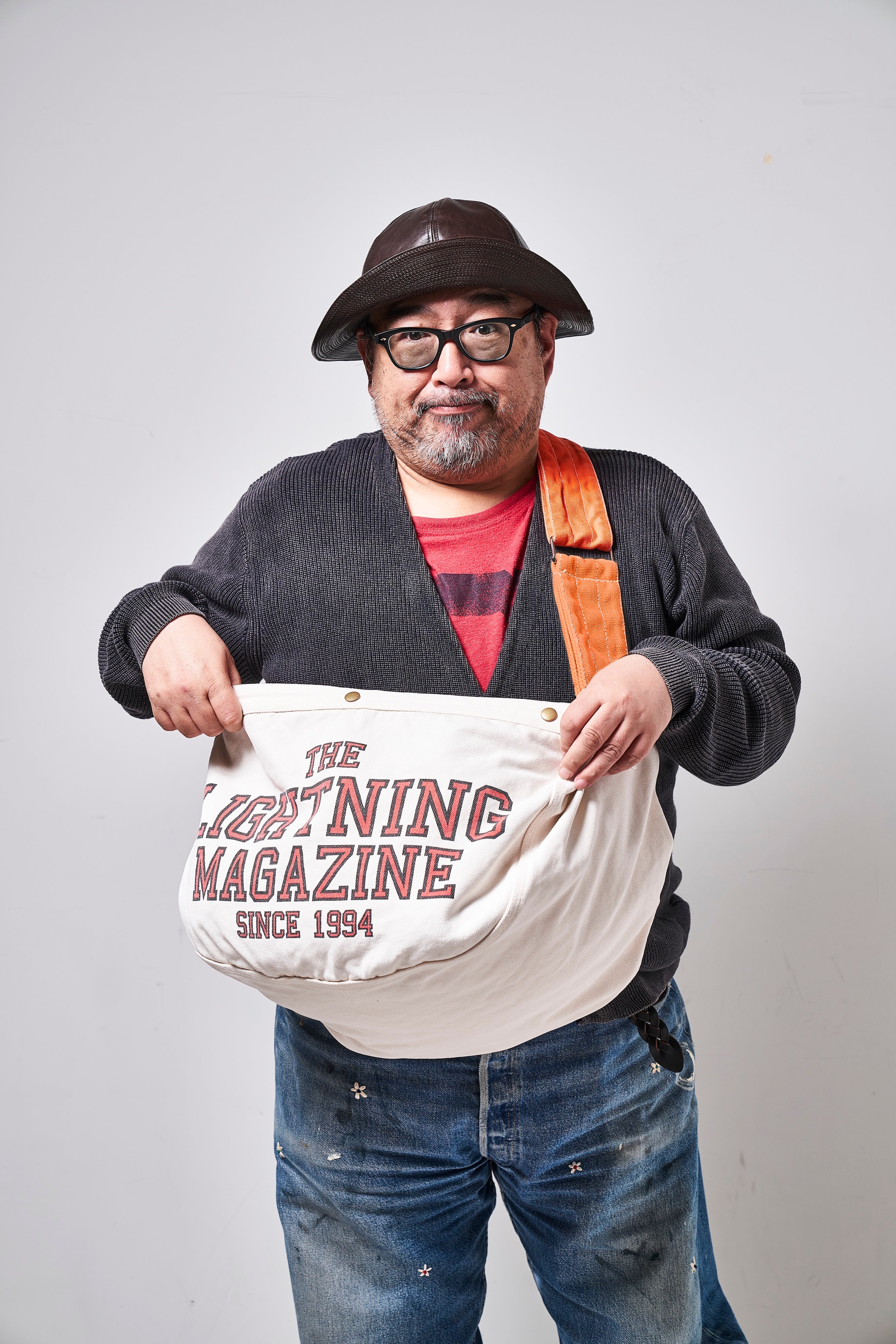 Lightning × California Sportswear ニュースペーパーバッグ 2トーン