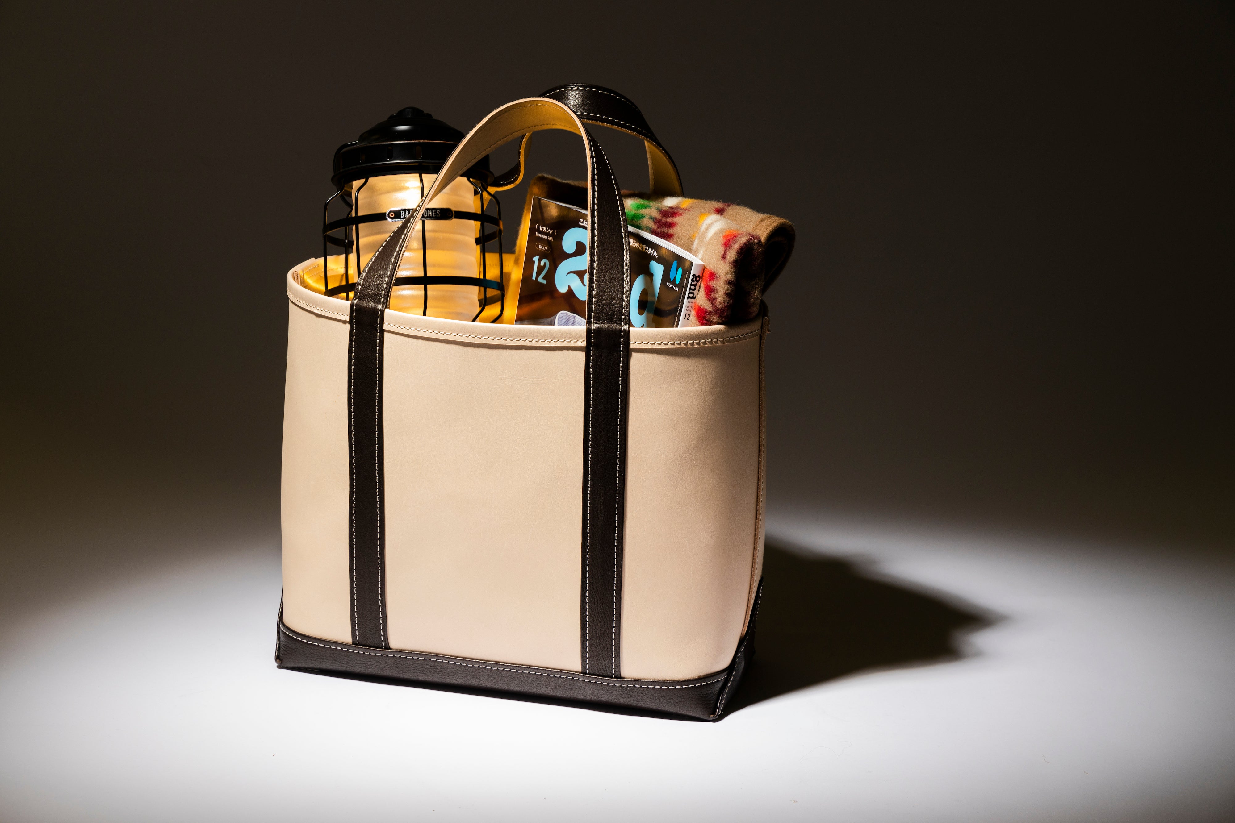 天野宝国 × 2nd ヌメレザートートバッグ｜アメカジ＆カルチャー誌