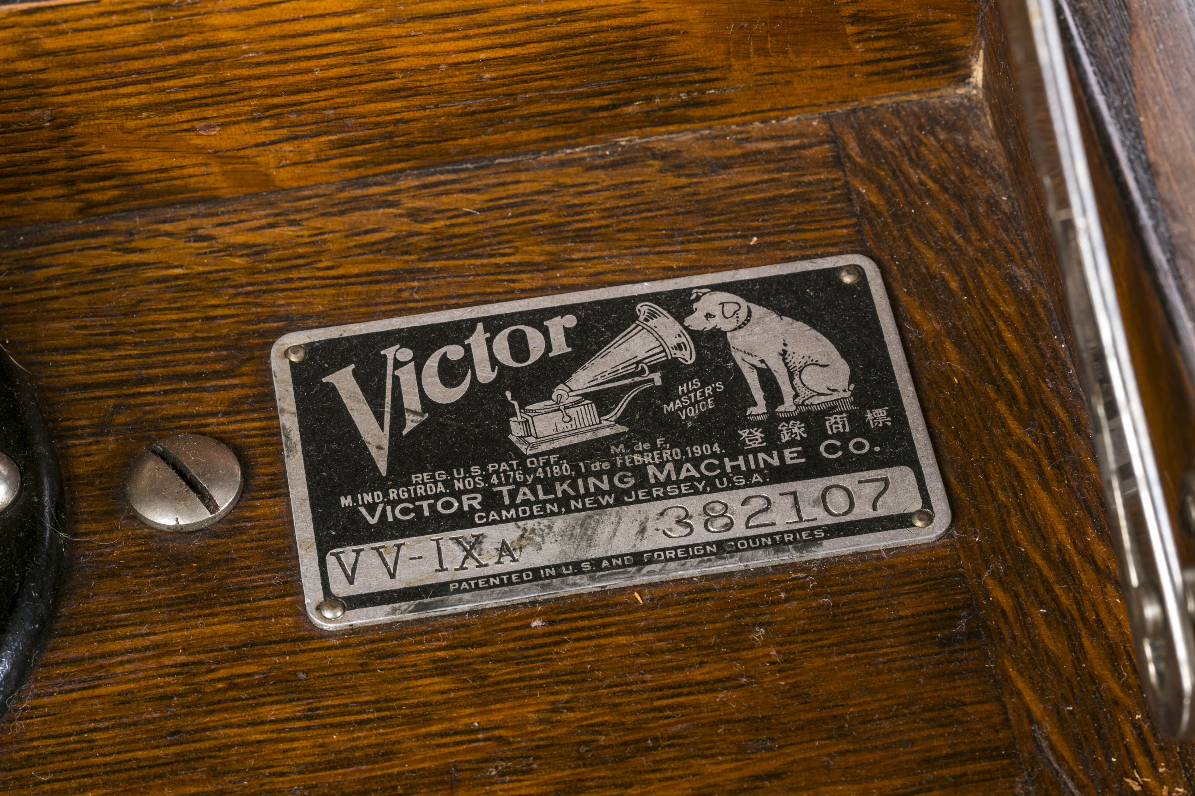 1917 ビクトローラ卓上蓄音機 VV-IXa