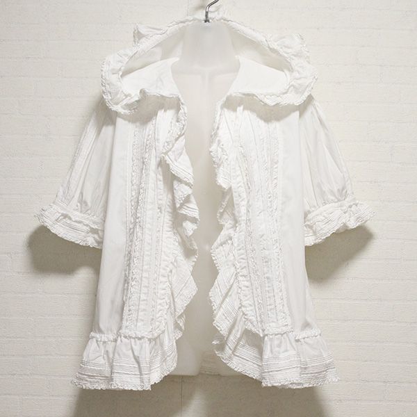 ピンクハウス／フリル♪ 羽織りにもなるゆったりフリルブラウス