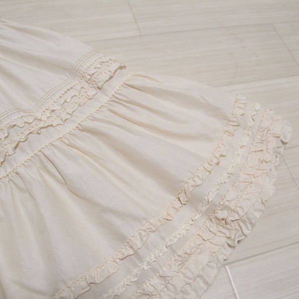 生成ピコフリル&レースローンスカート - ピンクハウス通販｜リサイクル