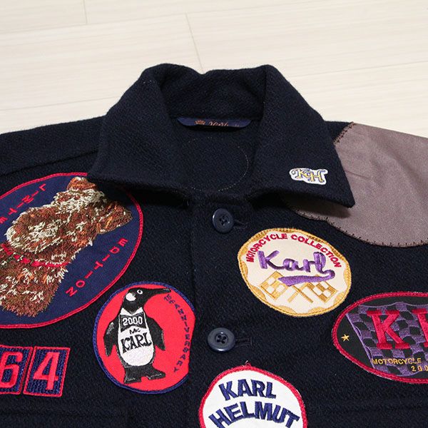 紺ワッペンいっぱいジャケット - ピンクハウス通販｜リサイクル