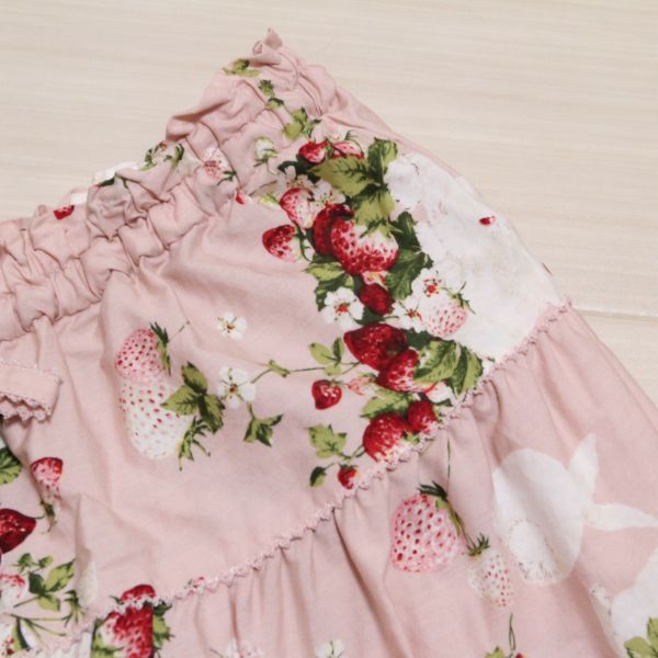 ピンク野いちごの森柄パッチワークスカート - ピンクハウス通販