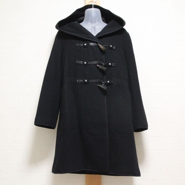 黒花モチーフダッフルコート【3(9号)】 - ピンクハウス通販