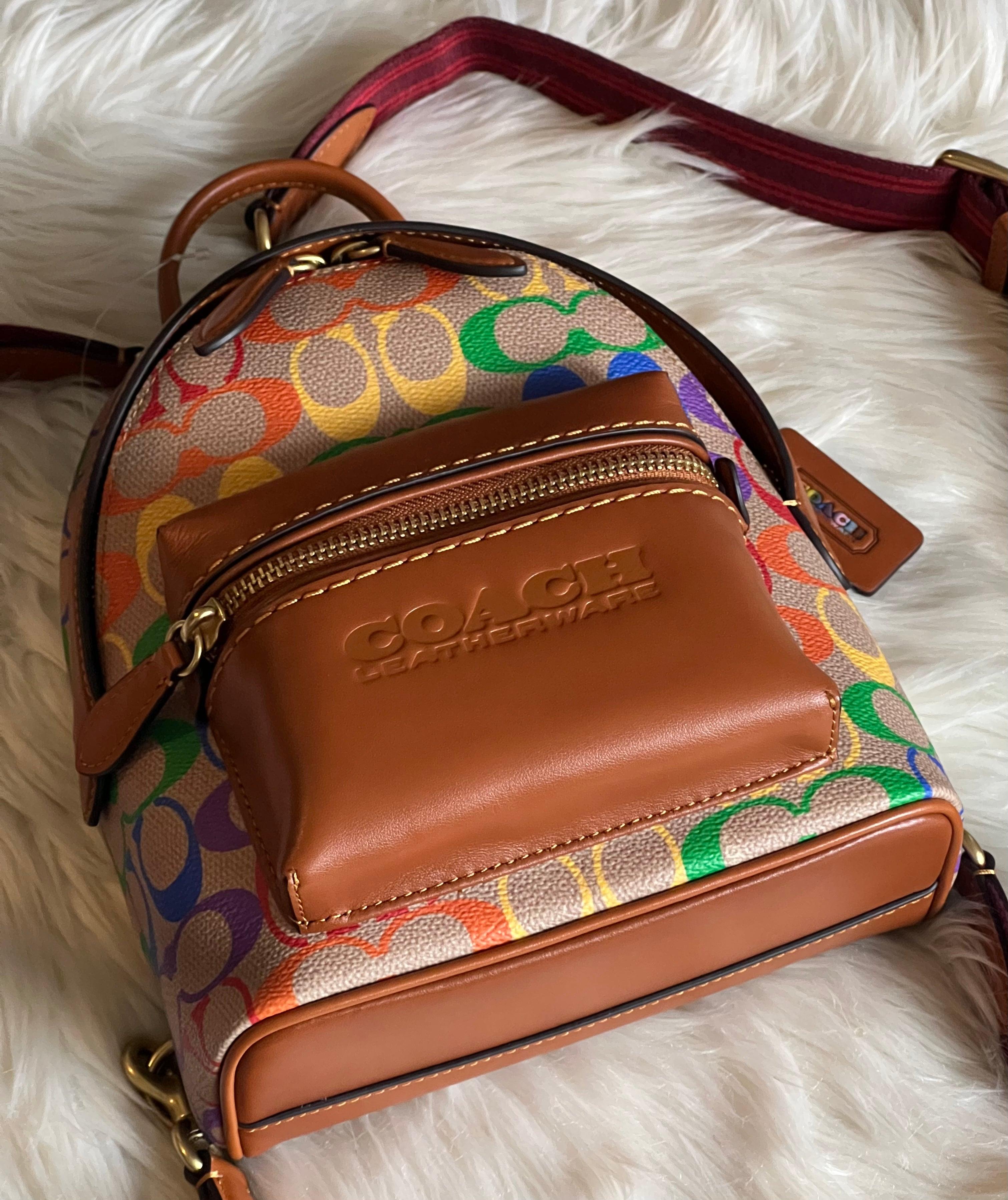 Coach Charter Backpack 18 in Rainbow Signature Canvas – Club de Mode