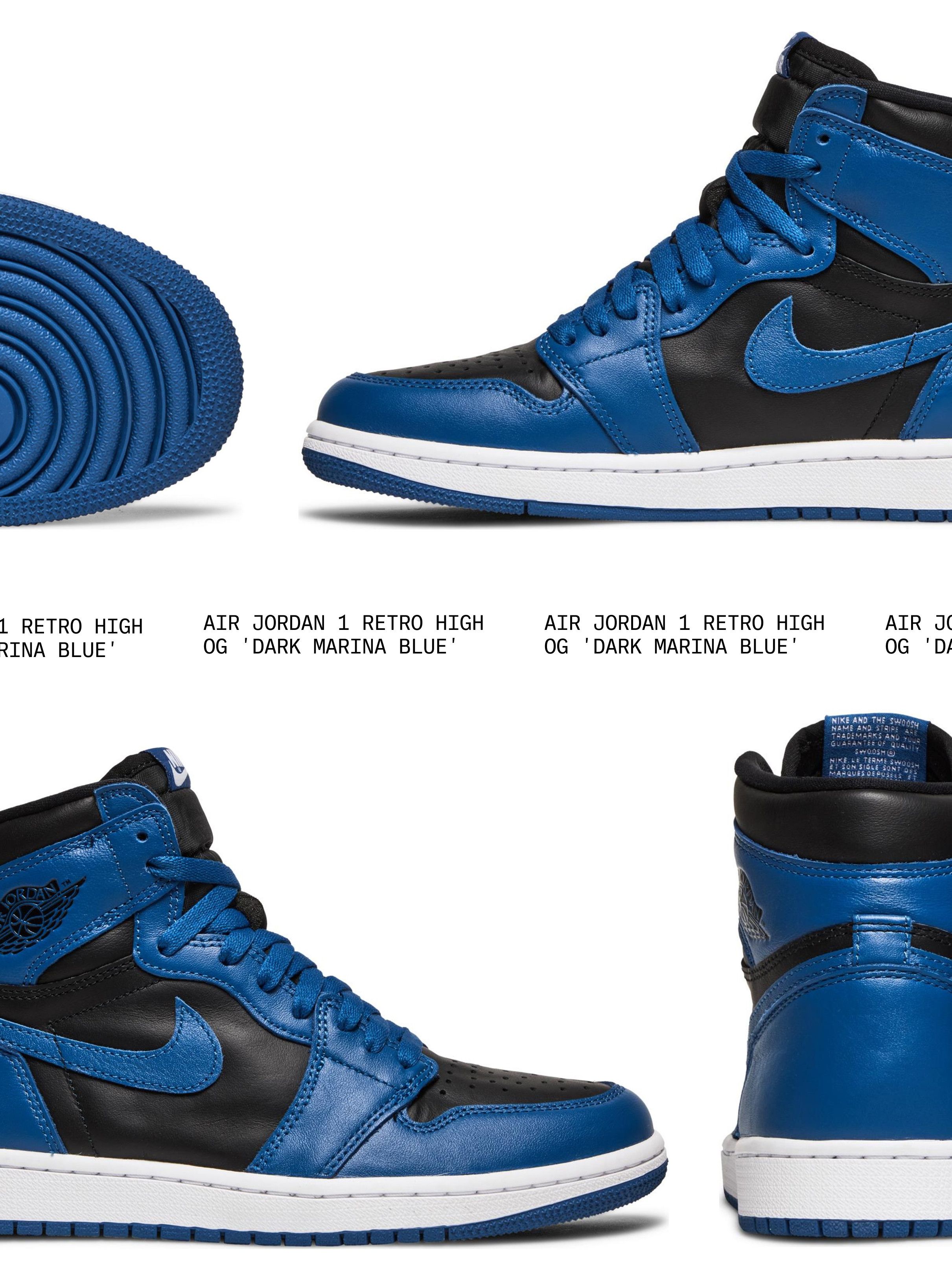 The Air Jordan 1 Retro High OG 'Dark Marina Blue' Builds on an
