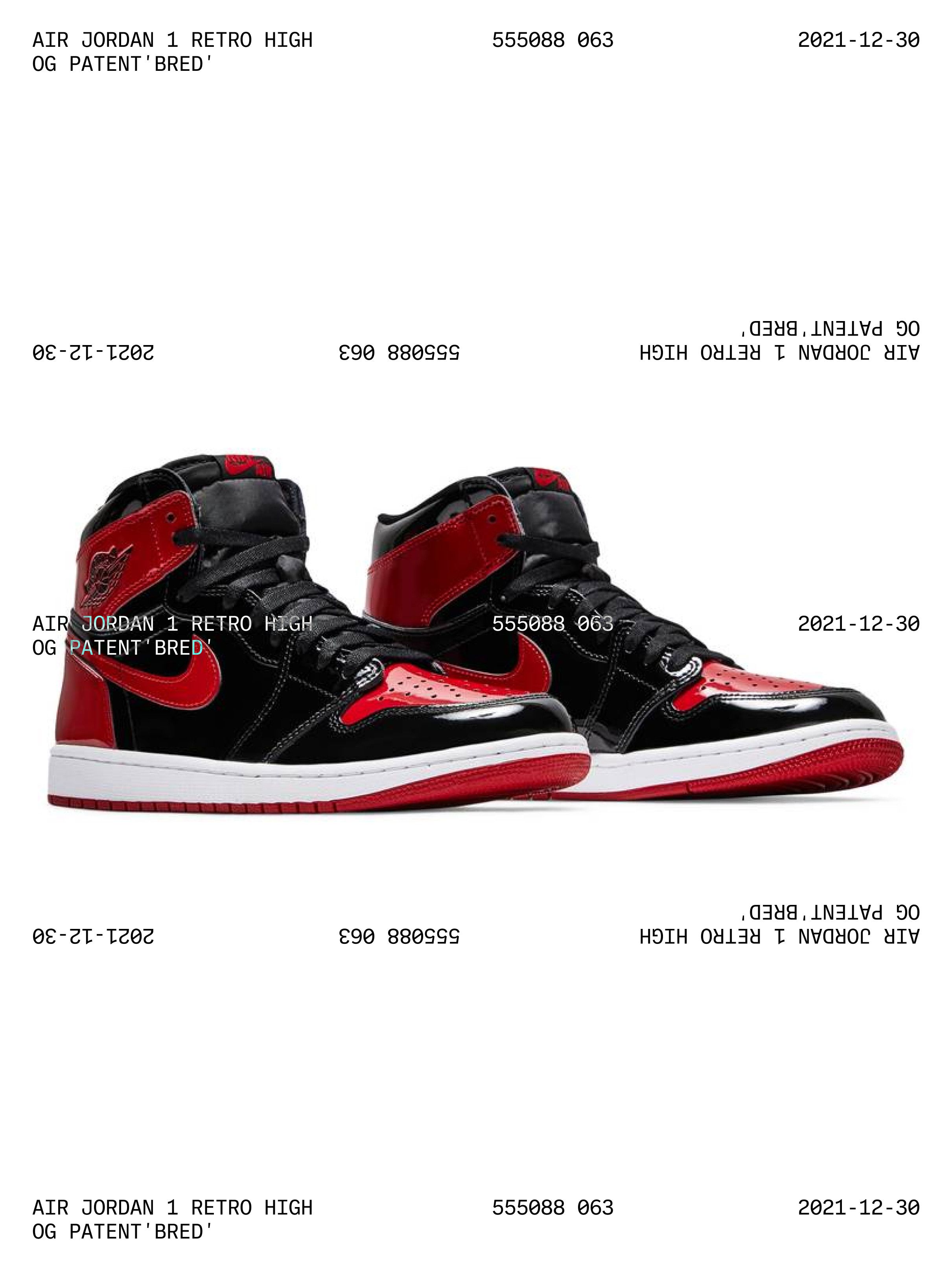 The Air Jordan 1 Retro OG Patent 'Bred' Brings a Glossy Treatment