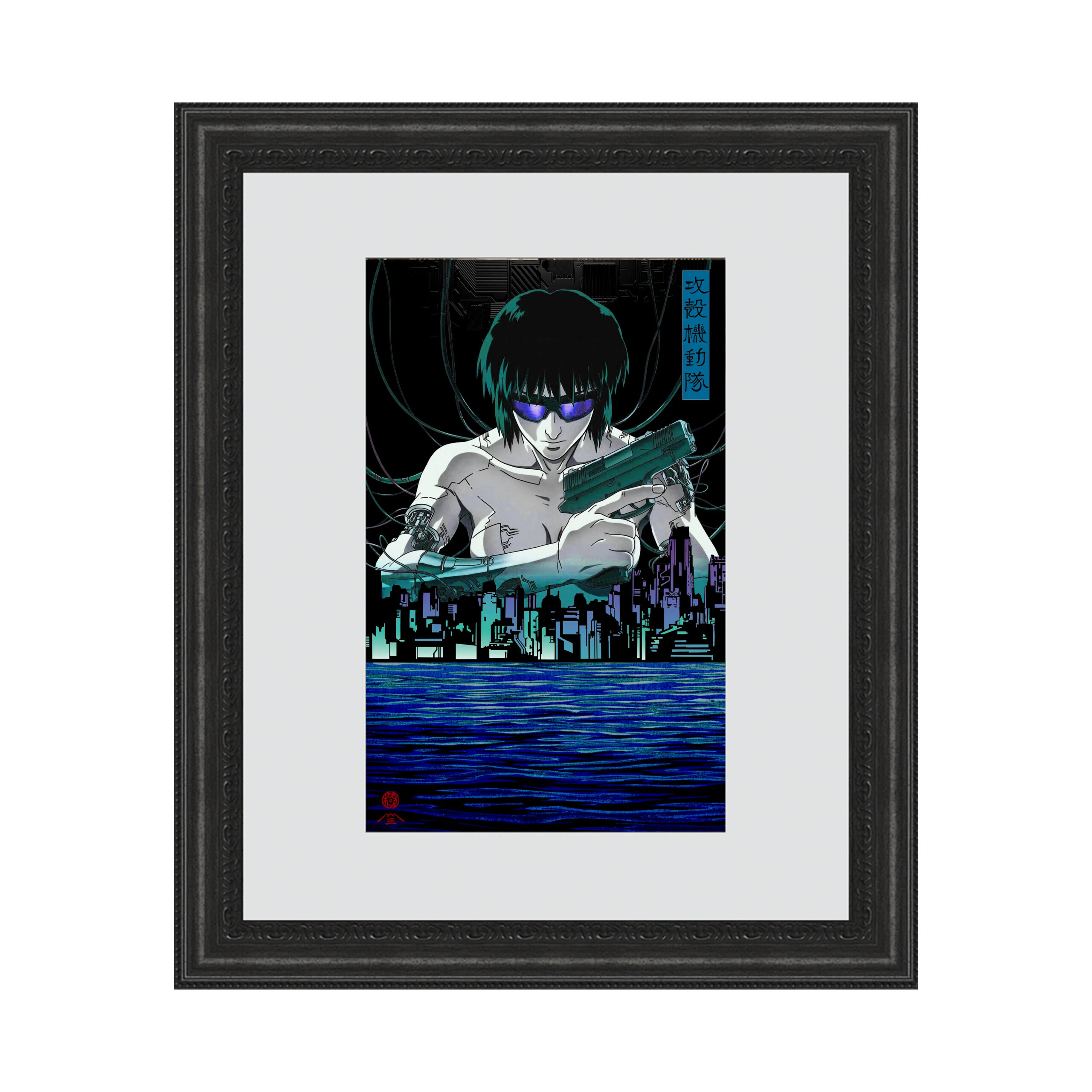 GHOST IN THE SHELL / 攻殻機動隊』浮世絵木版画が、AKIHABARA PREMIUM