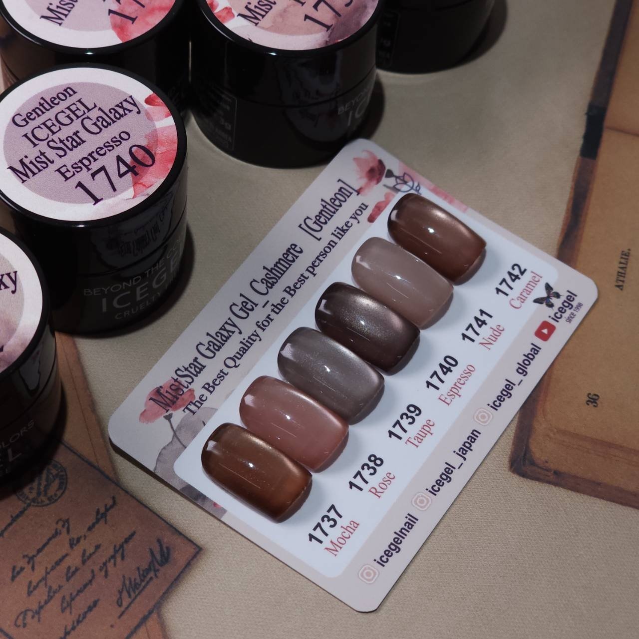 ICEGEL GENTLEON ミストスターギャラクシージェル_カシミヤ 6色セット