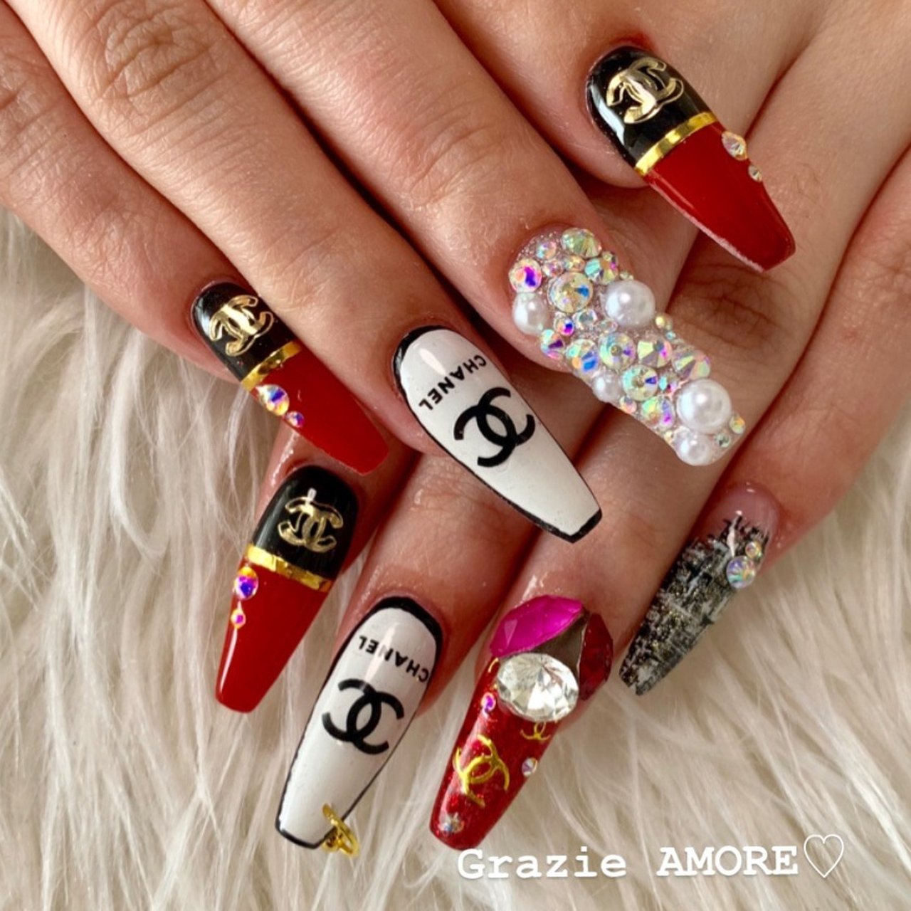 Grazie AMOREのネイルデザイン[No.4826472]｜ネイルブック