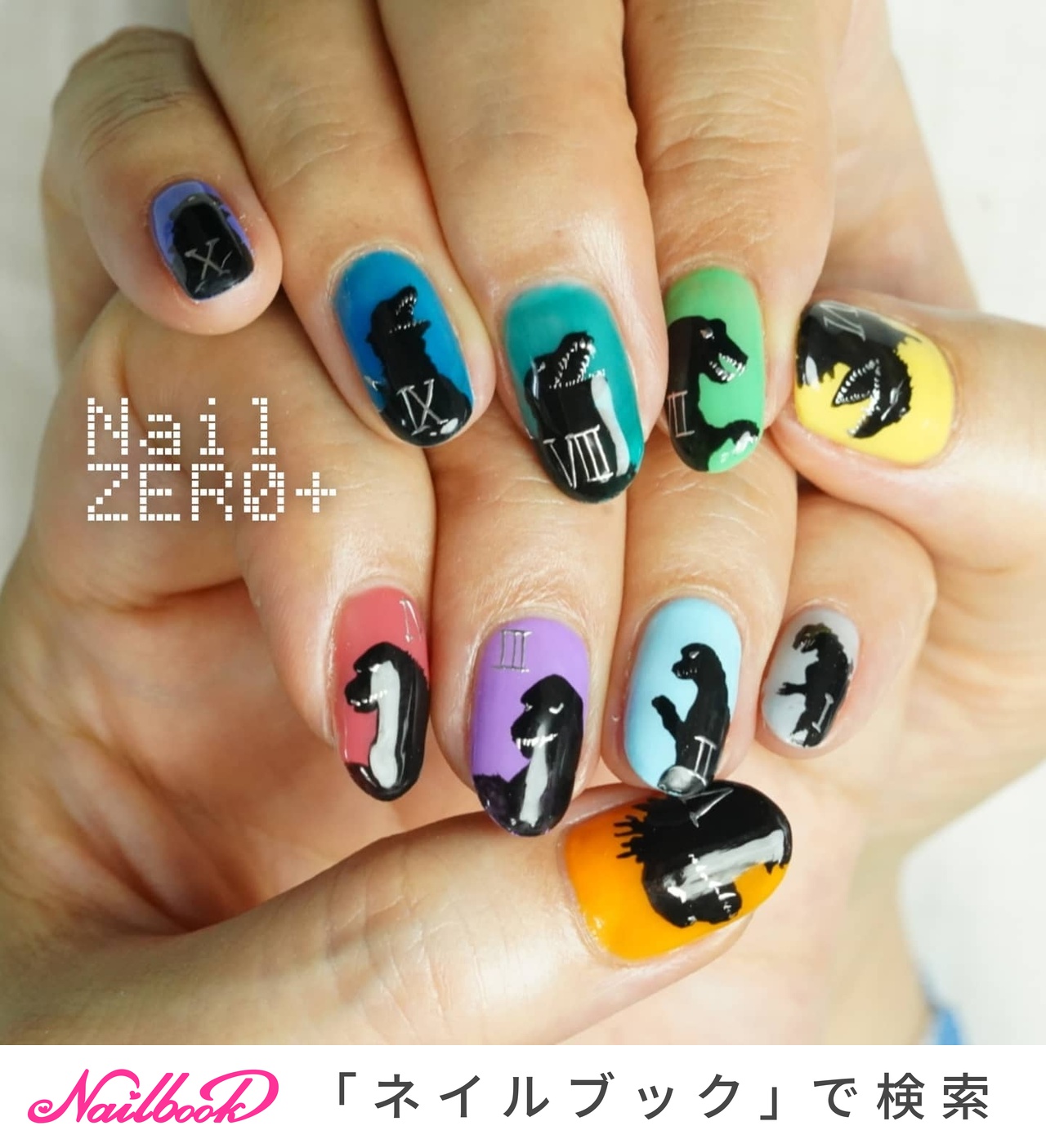 人気順｜#ゴジラネイルのネイルデザイン｜ネイルブック
