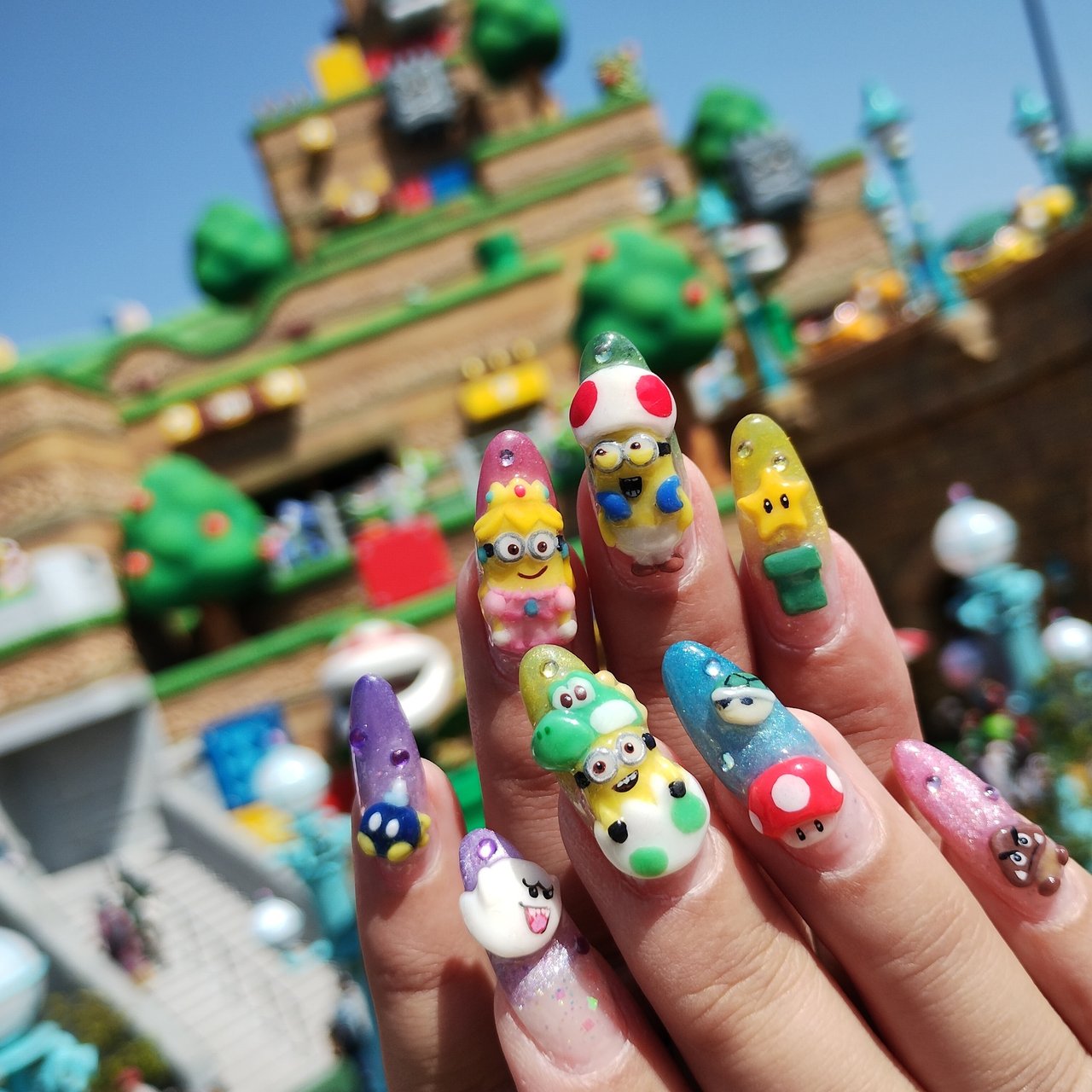 痛ネイル/3D/個性派/カラフル/ビビッド - akko-tiare1120のネイル