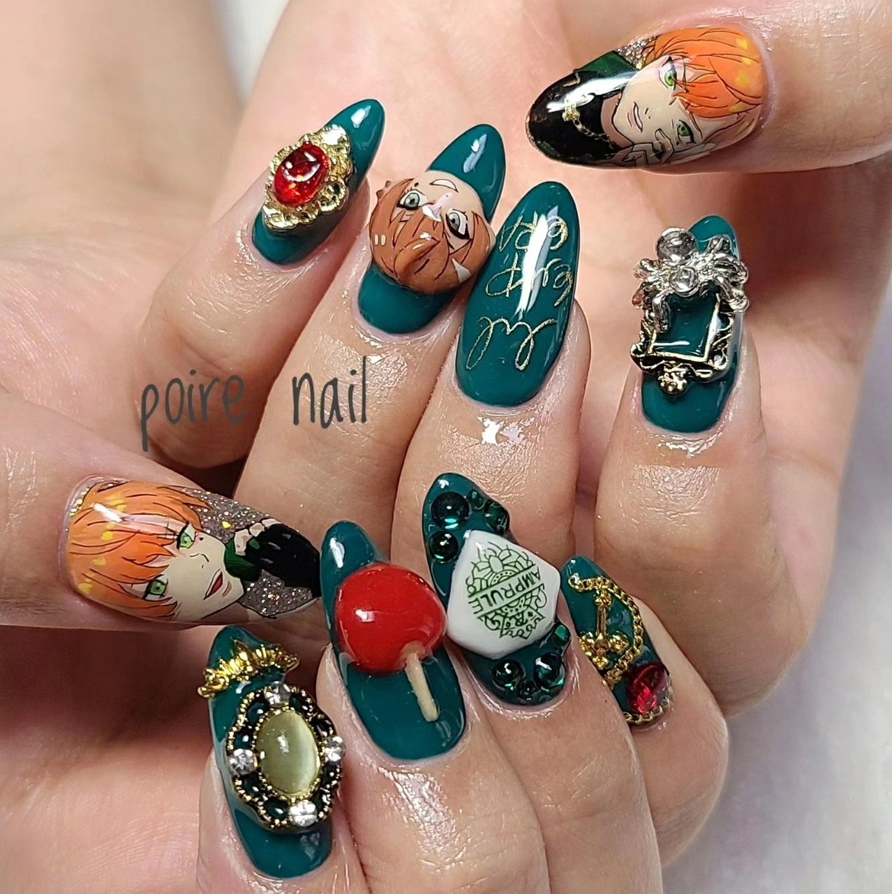 推し活/痛ネイル/3D/キラキラ - tomomiのネイルデザイン[No.8361094