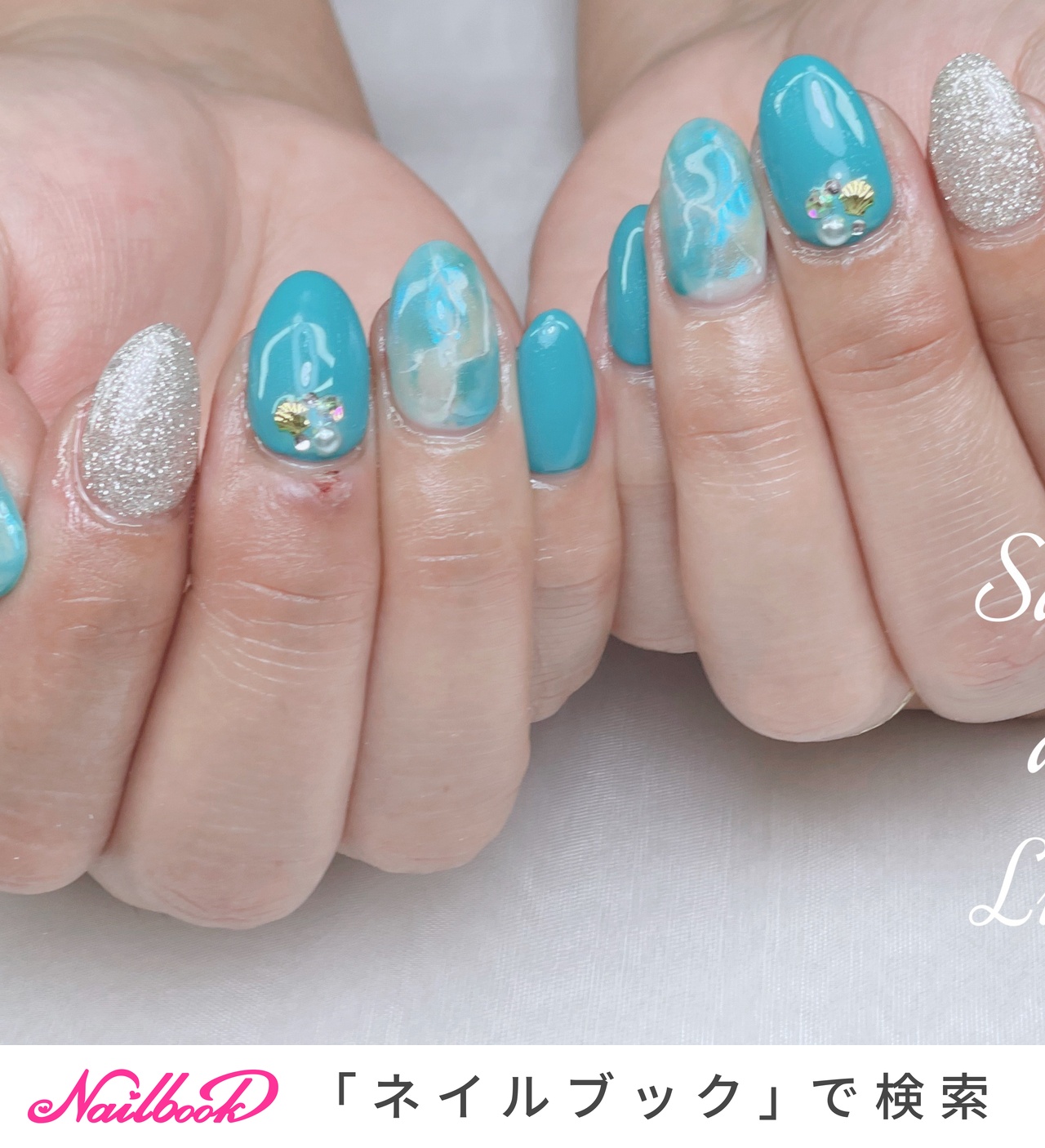 enoiダイヤモンドフラッシュのネイルデザイン｜ネイルブック