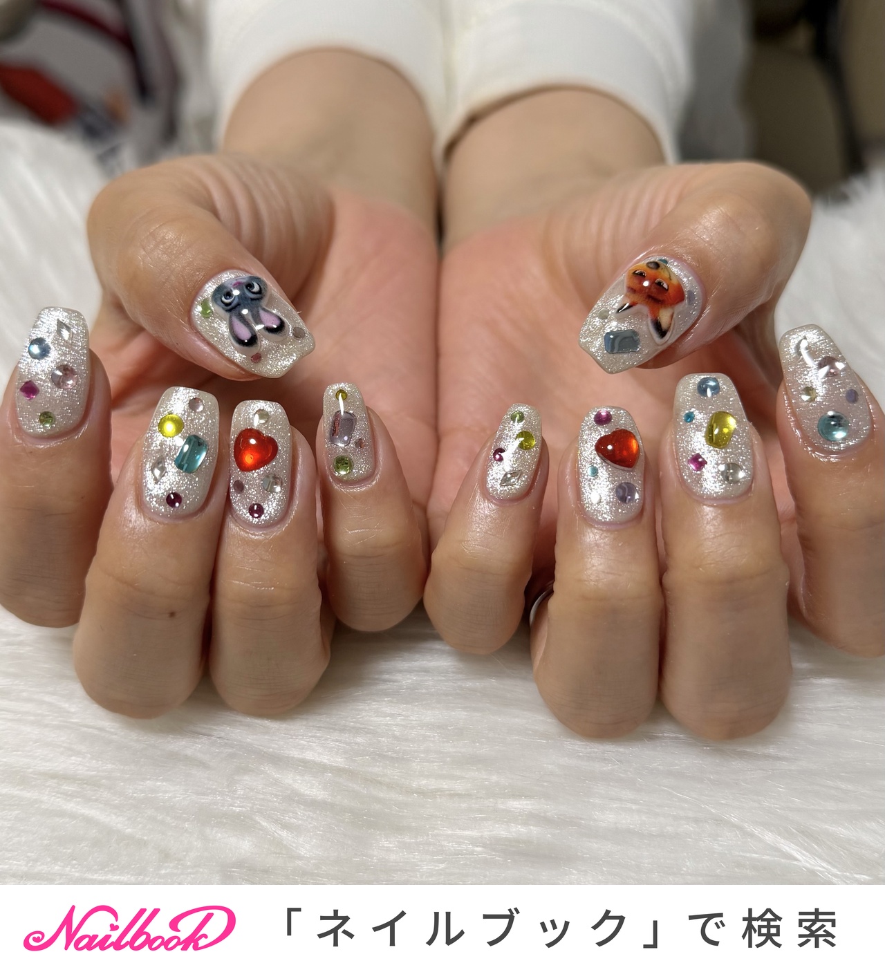 宝石箱ネイルのネイルデザイン｜ネイルブック