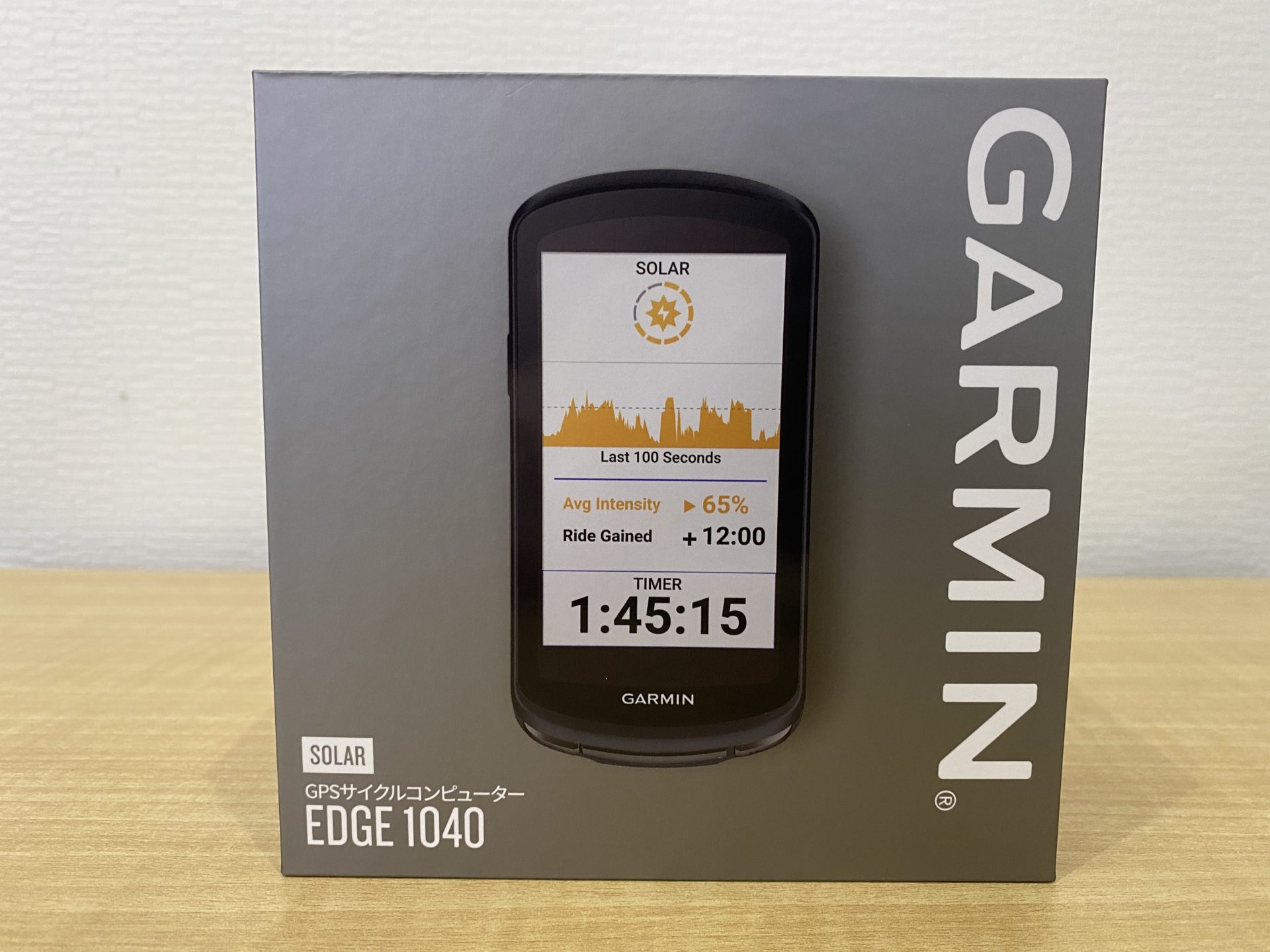 レビュー】GARMIN『EDGE 1040 SOLAR』のデモ機が届いたので開封して