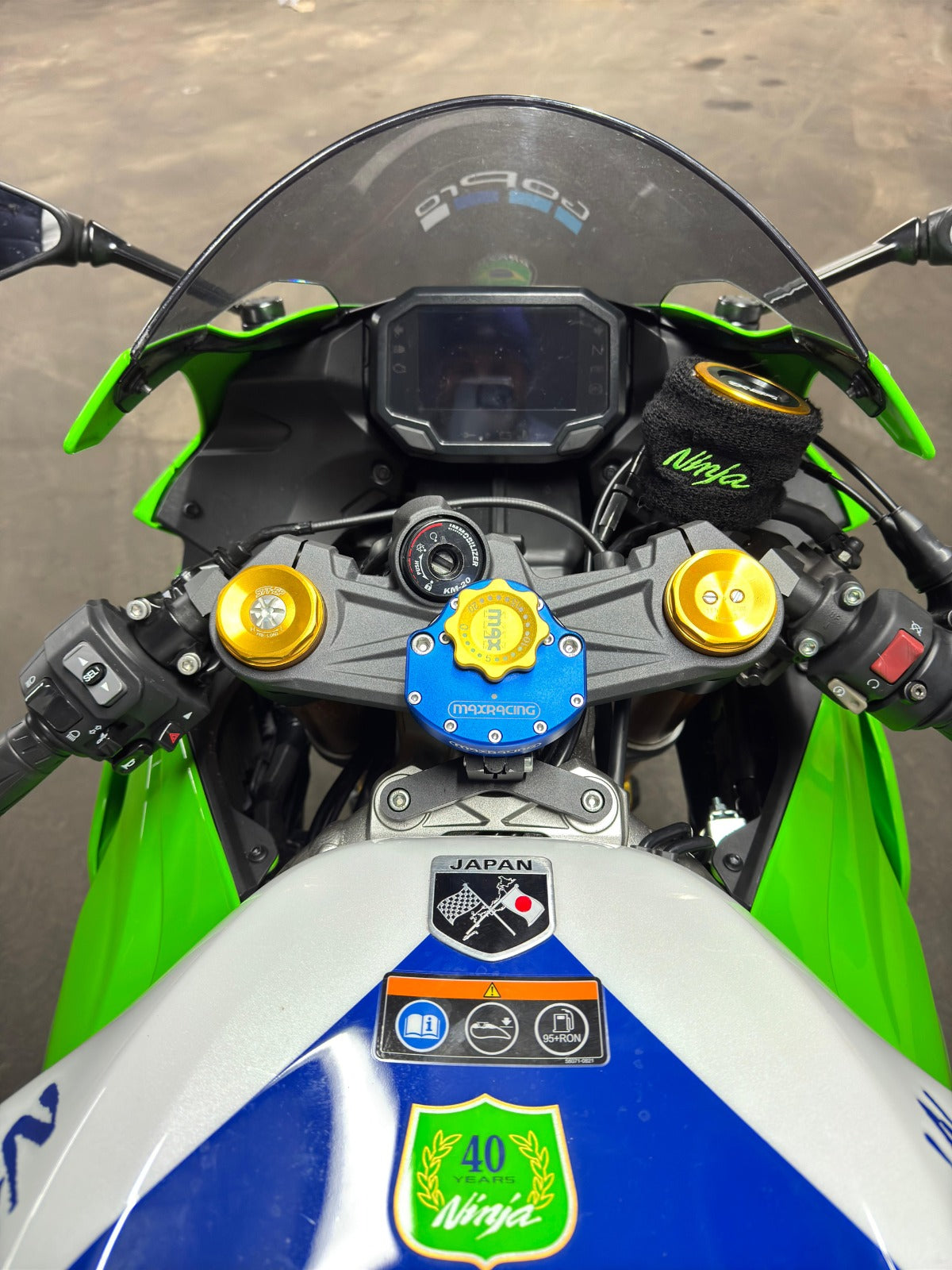 MaxRacing MAX20 Steering Damper - Kawasaki - ZX-6R 636 (2013-2025