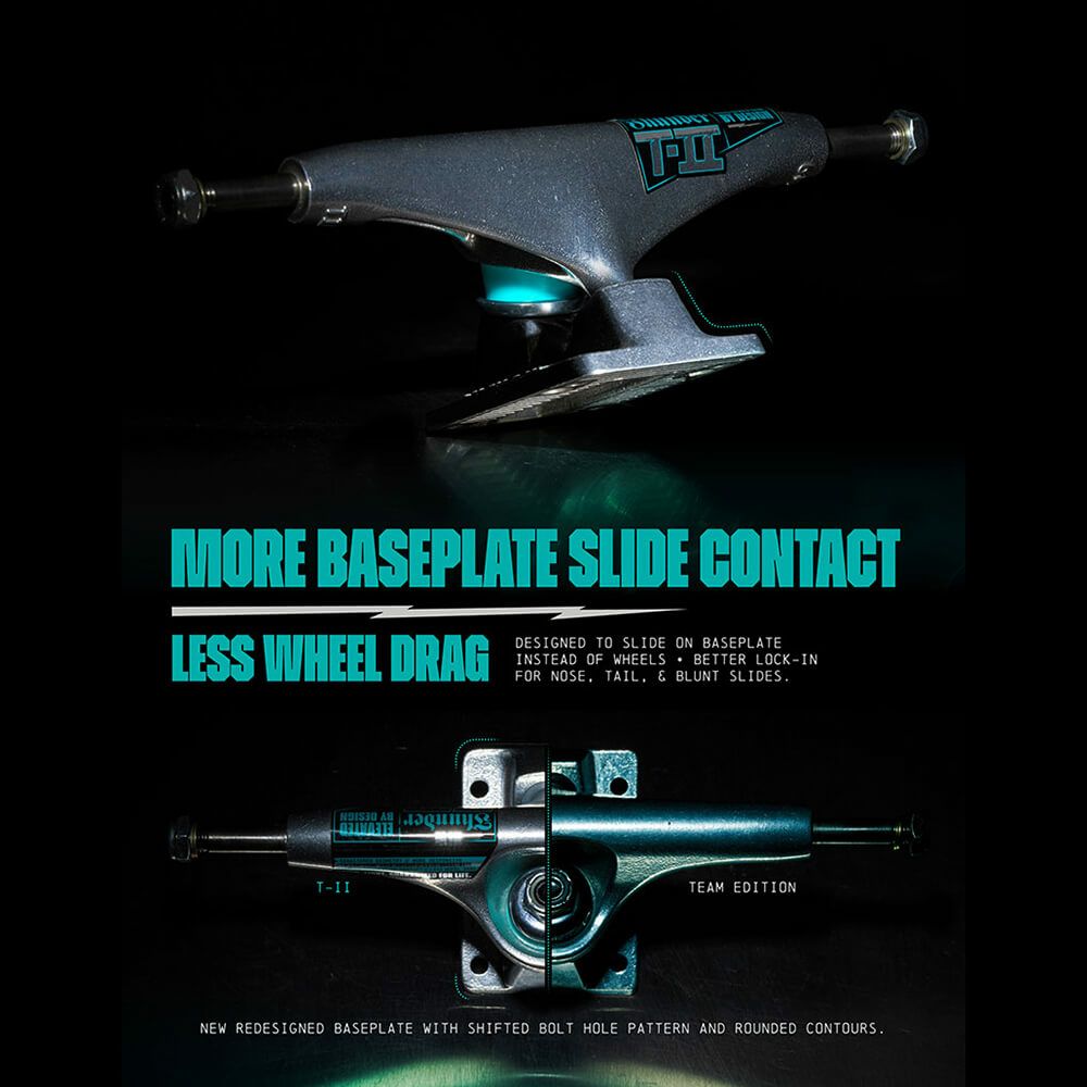 THUNDER TRUCK サンダー トラック T-II 149 HI シルバー スケート