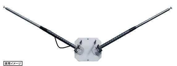 生産終了・完売】HFJ-DP HFJ350Mを片側へ使用する簡易移動28/50MHz